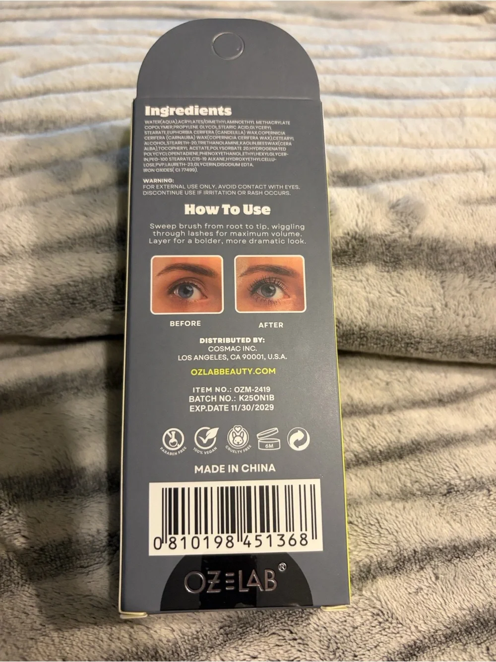Volume Mascara — Intense Black